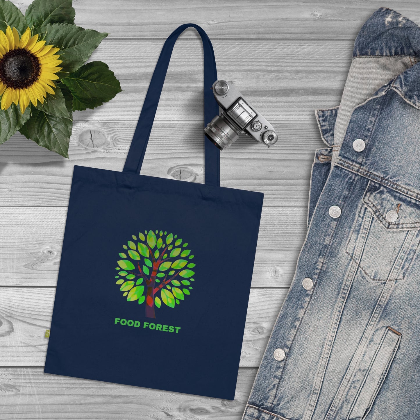 FOOD FOREST Organic Cotton Tote Bag