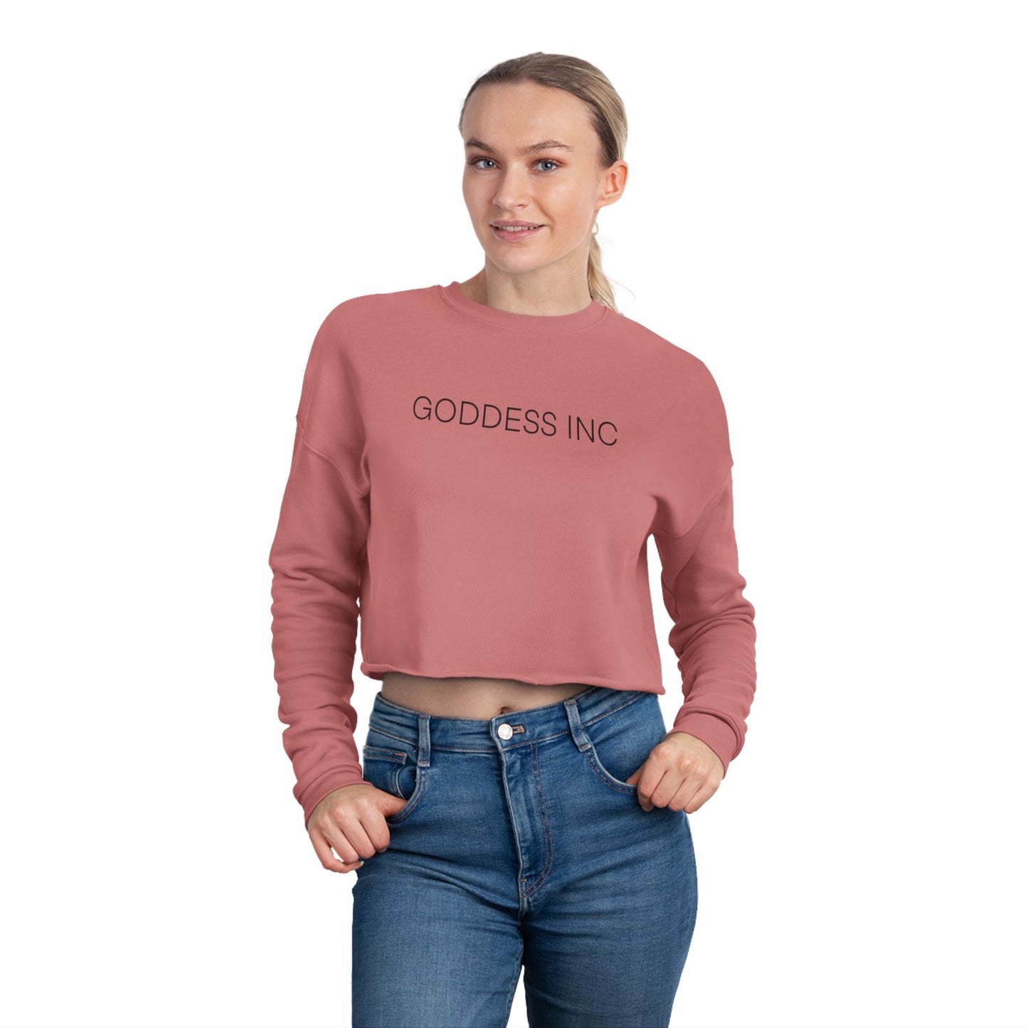 GODDESS INC Women's Cropped Sweatshirt