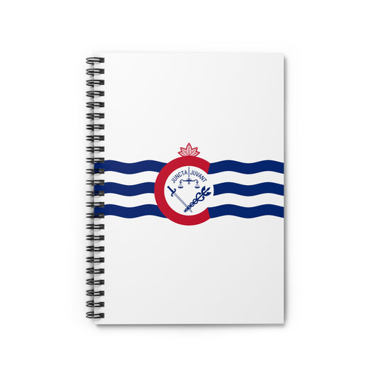 Cincinnati Flag, Spiral Notebook, Ruled Line