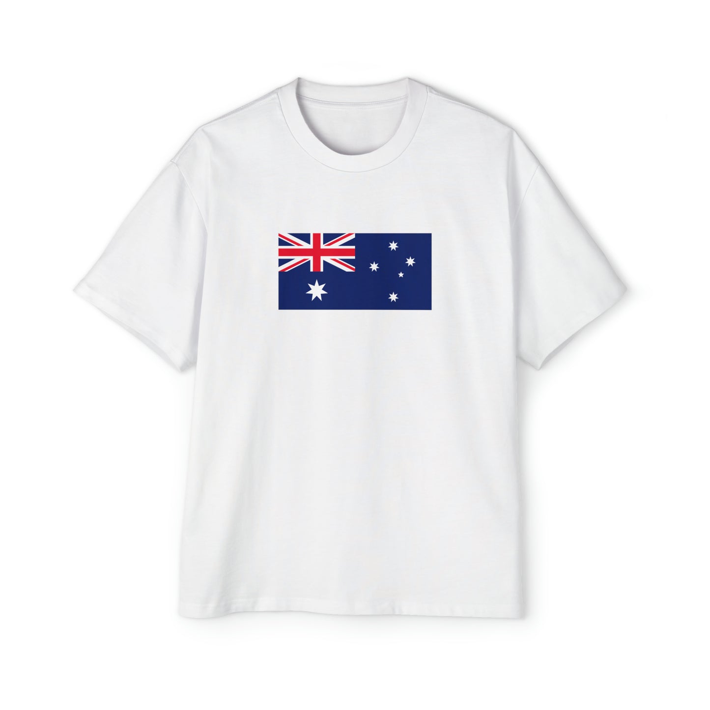 Australian Flag, Men's Heavy Oversized Tee