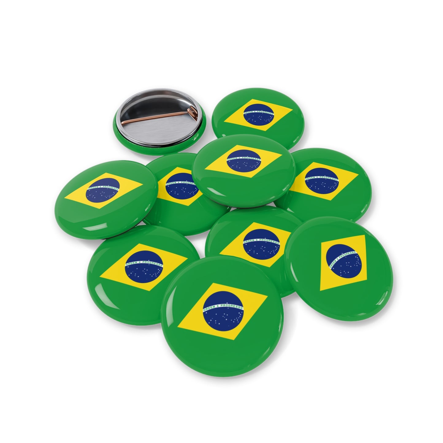 BRAZIL Round Pin