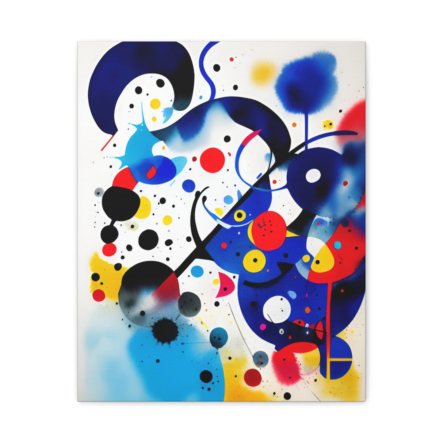 Miro-inspired Matte Canvas, Stretched, 1.25"