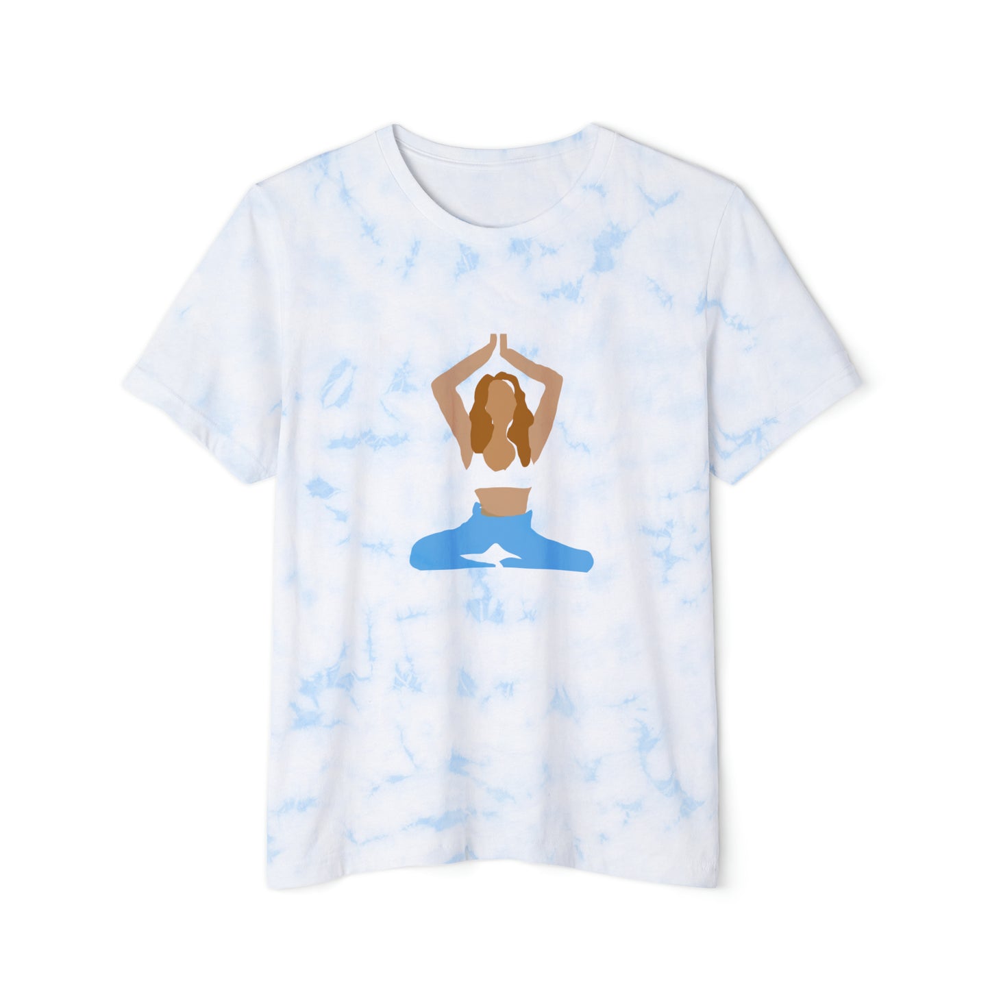 Yoga, Unisex FWD Fashion Tie-Dyed T-Shirt