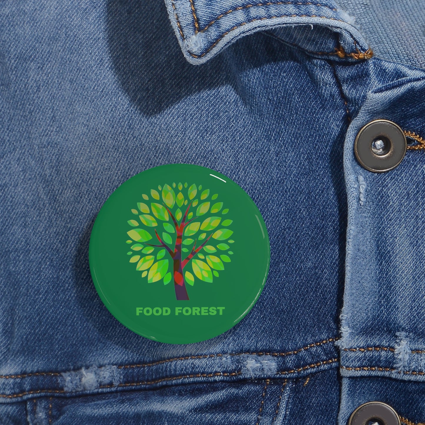 FOOD FOREST Round Pin