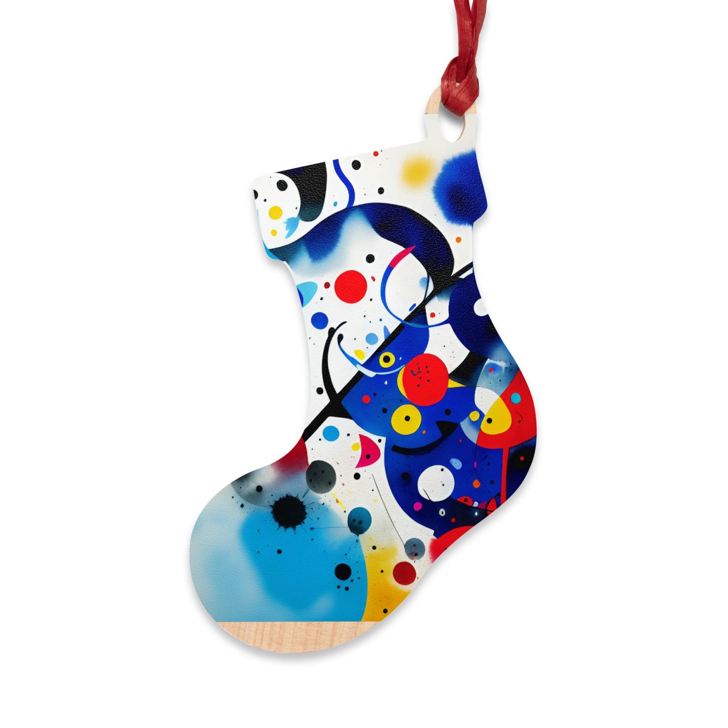 Wooden Ornaments, Inspired by Miro
