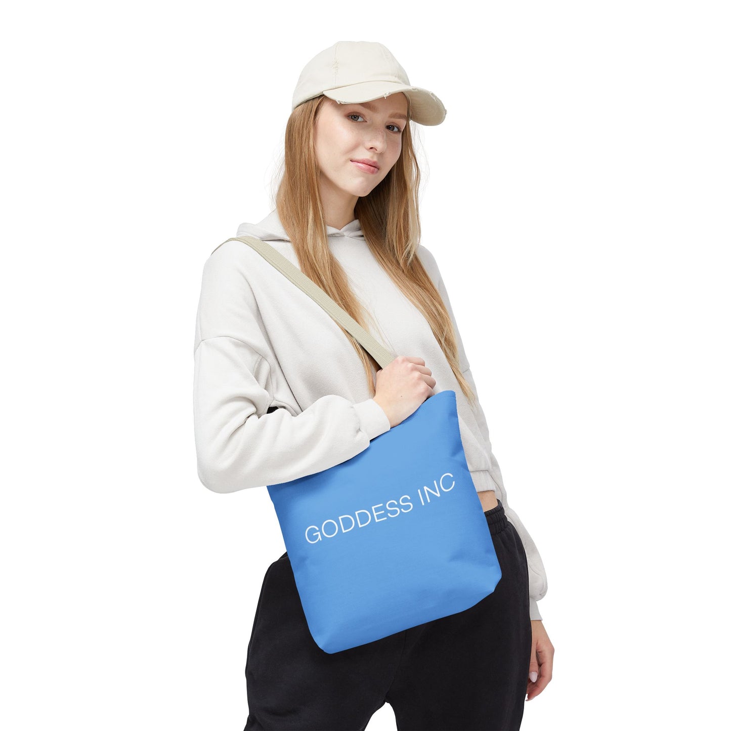 GODDESS INC Tote Bag, Light Blue