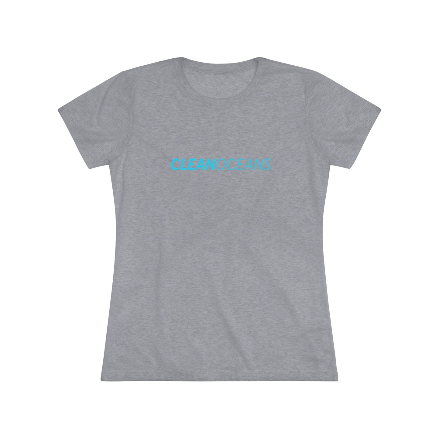 Women's Triblend Tee, CleanOceans