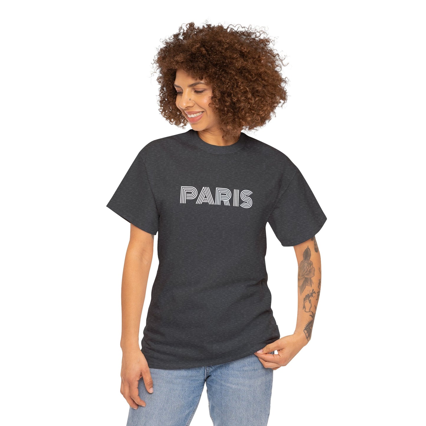 PARIS Unisex Heavy Cotton Tee