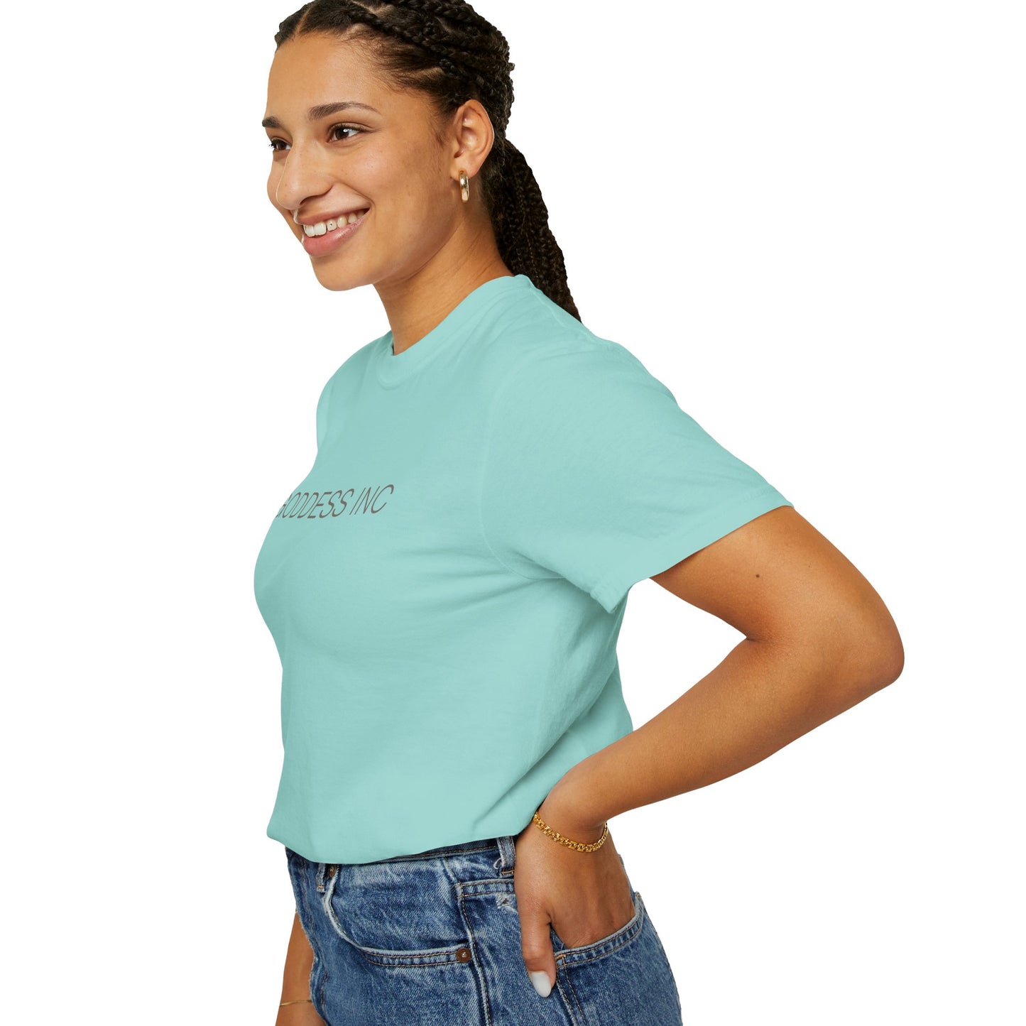GODDESS INC Garment-Dyed T-shirt