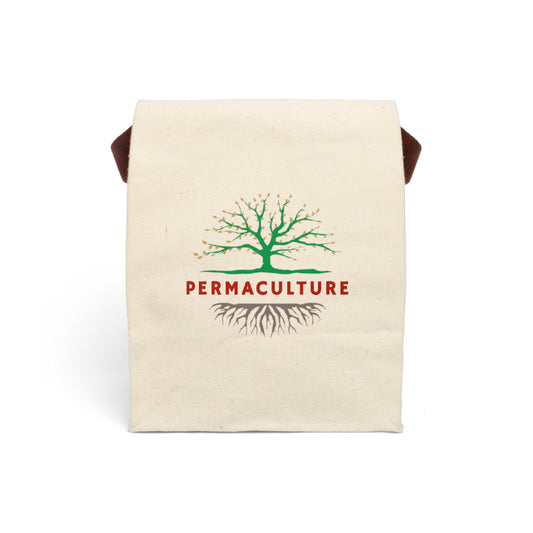 Permaculture, Canvas Lunch Bag With Strap