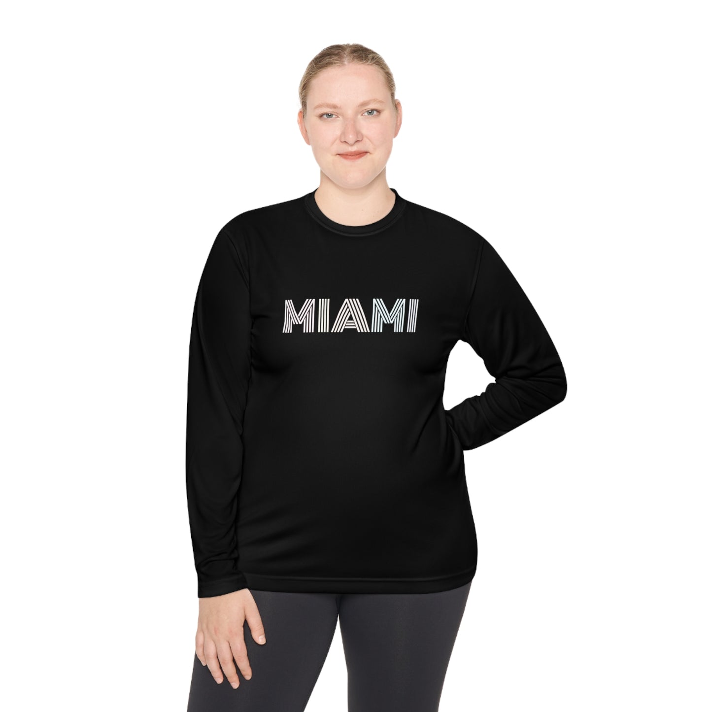 MIAMI Unisex Lightweight Long Sleeve Tee