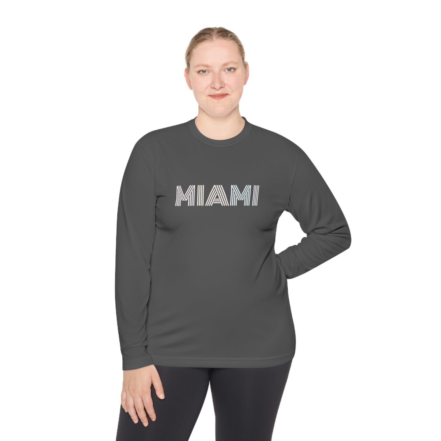 MIAMI Unisex Lightweight Long Sleeve Tee