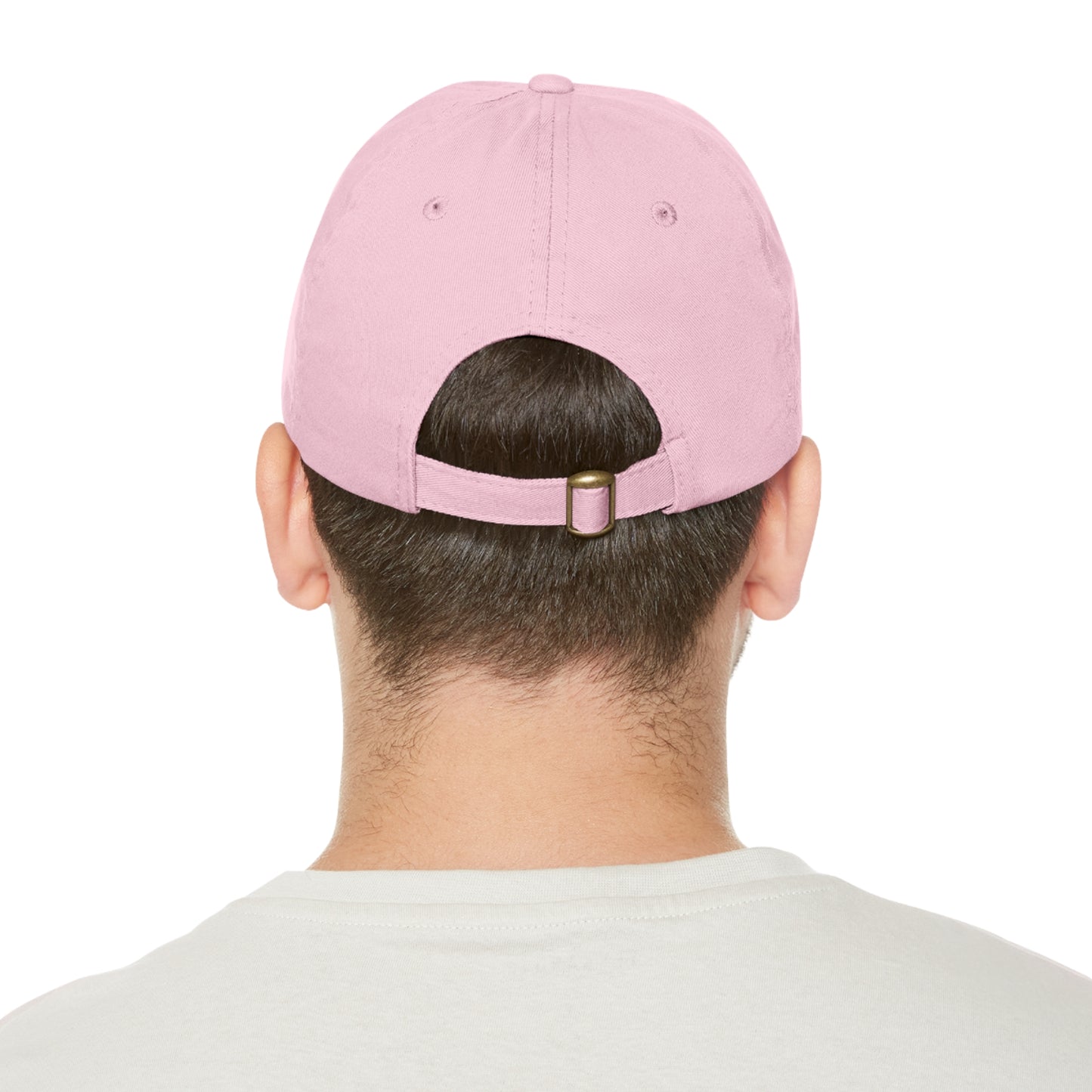 BIKE, Dad Hat with Leather Patch (Rectangle)