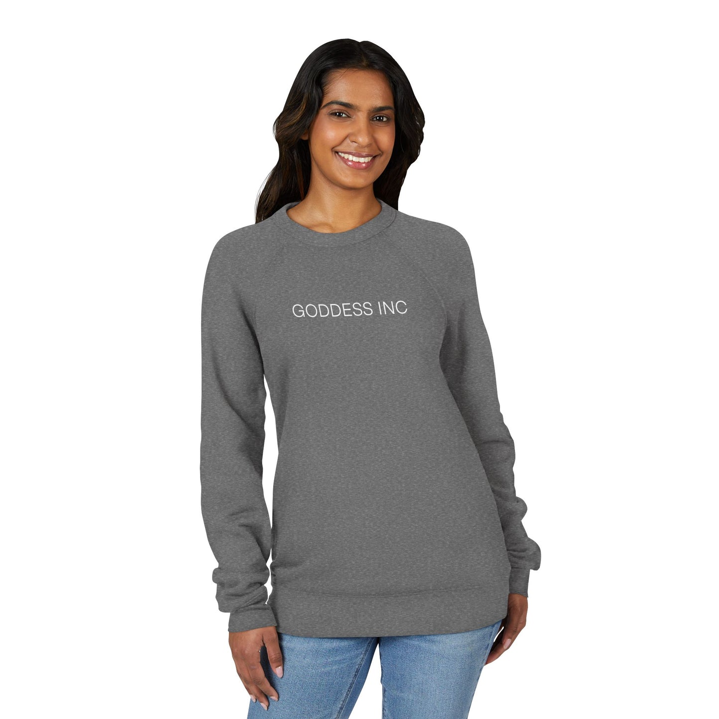 GODDESS INC Sponge Fleece Raglan Sweatshirt