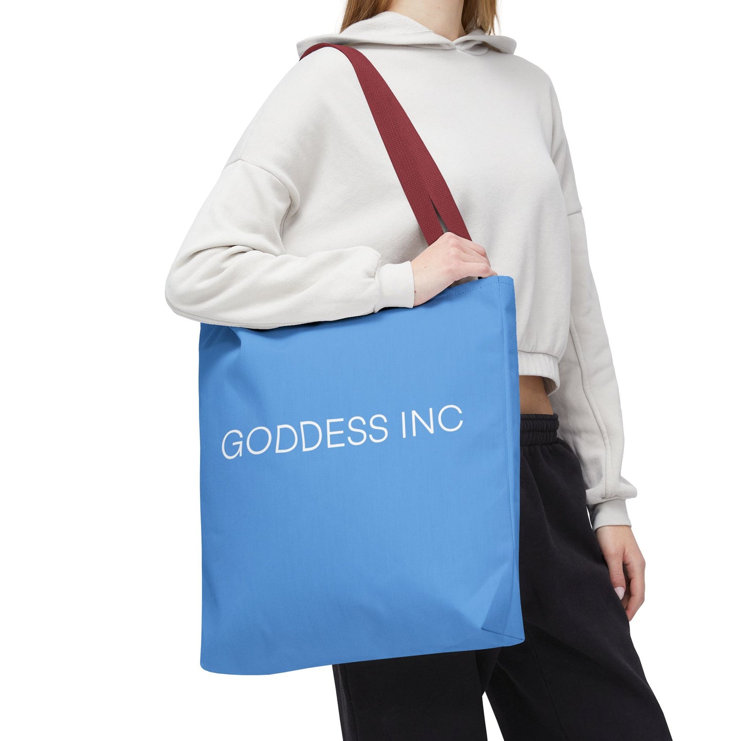 GODDESS INC Tote Bag, Light Blue
