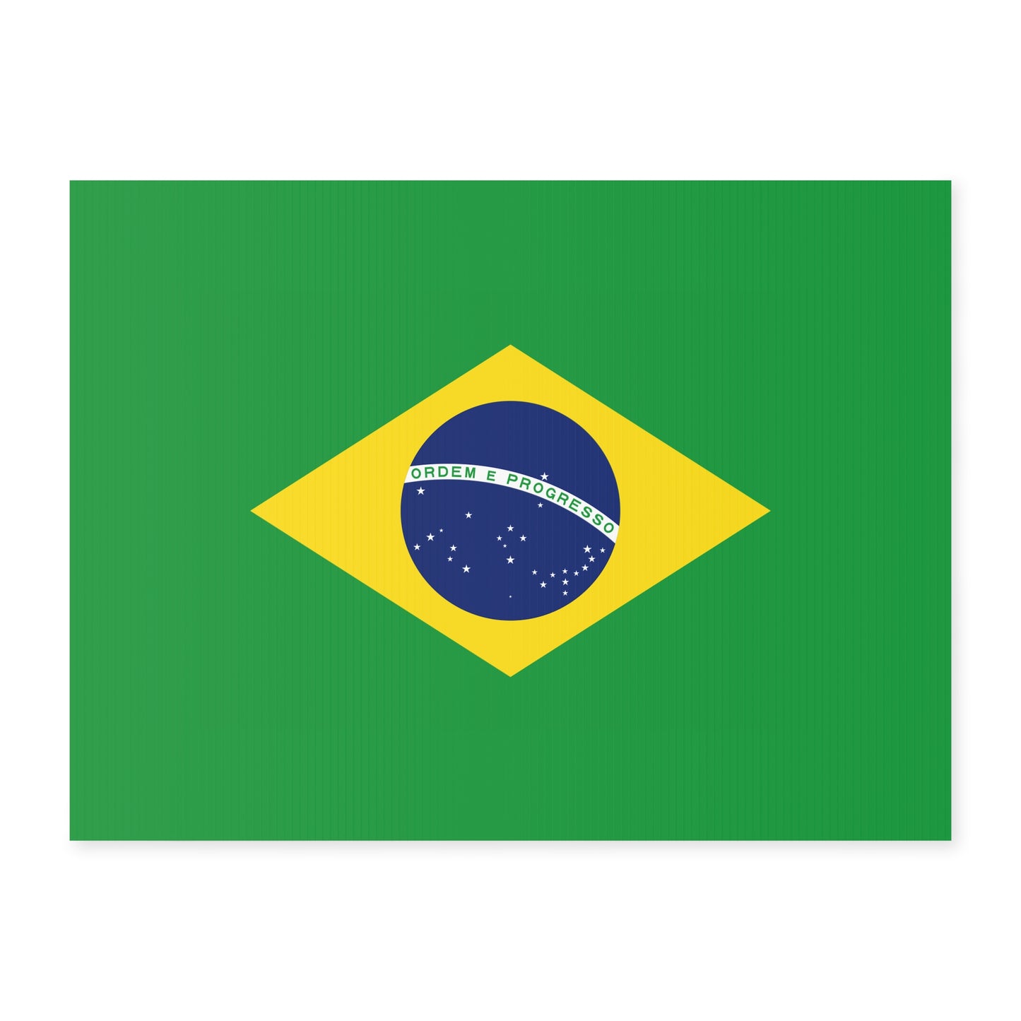 Brazilian Flag Yard Sign