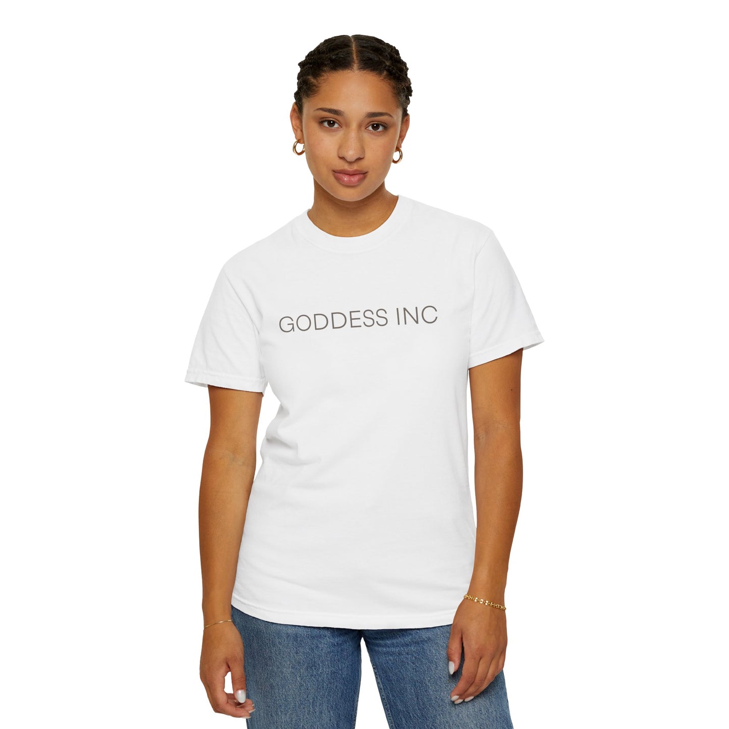GODDESS INC Garment-Dyed T-shirt