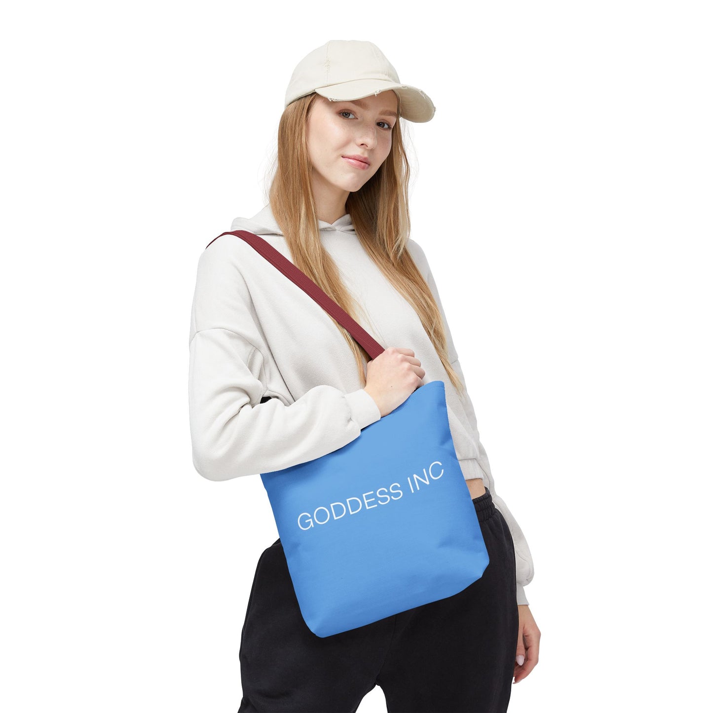 GODDESS INC Tote Bag, Light Blue