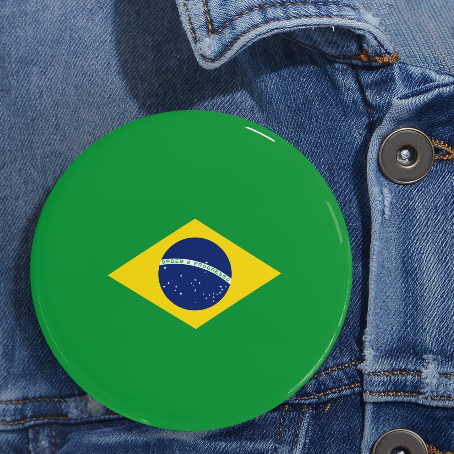 BRAZIL Round Pin