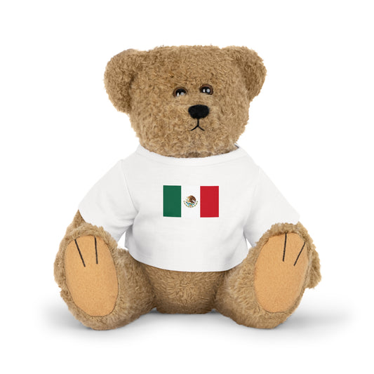 Plush Toy with Mexican Flag Shirt