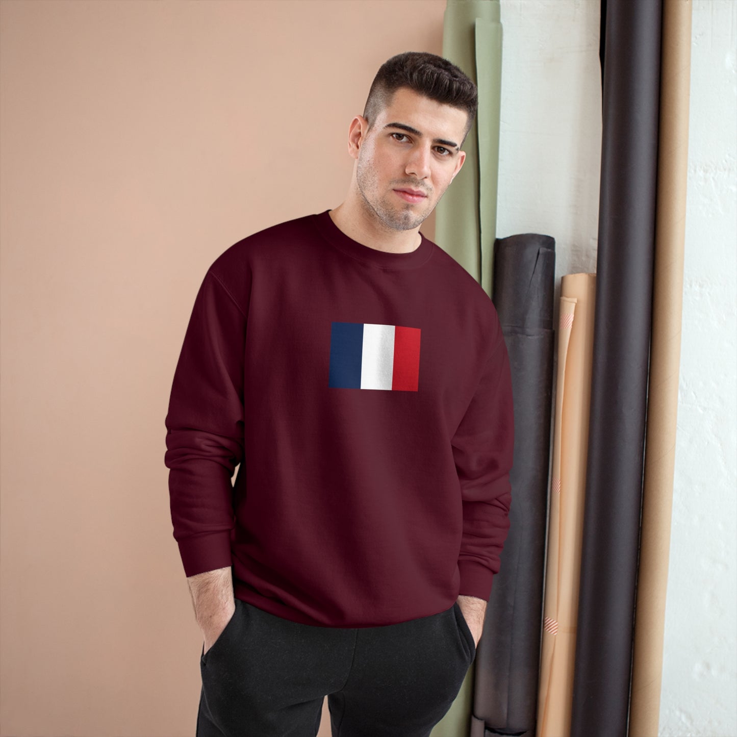 Champion Sweatshirt, French Flag