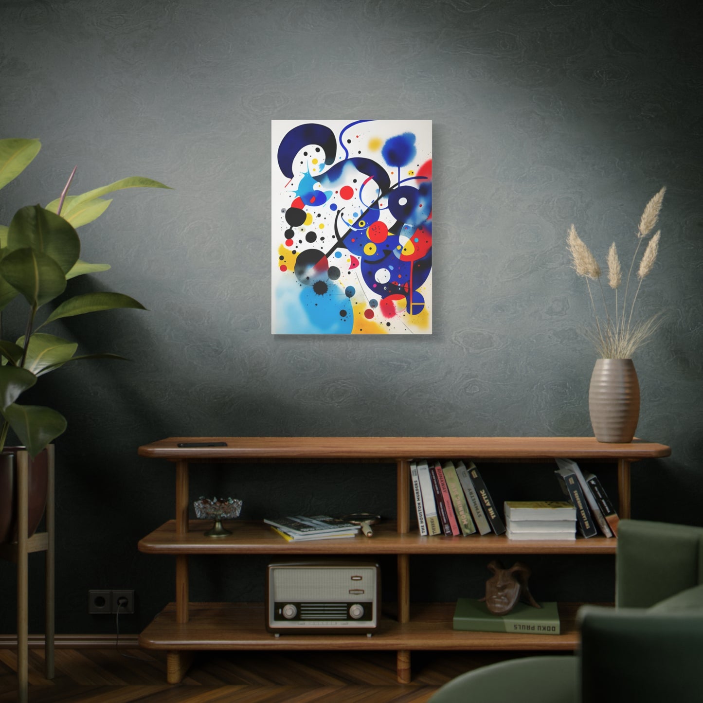 Miro-inspired Matte Canvas, Stretched, 1.25"