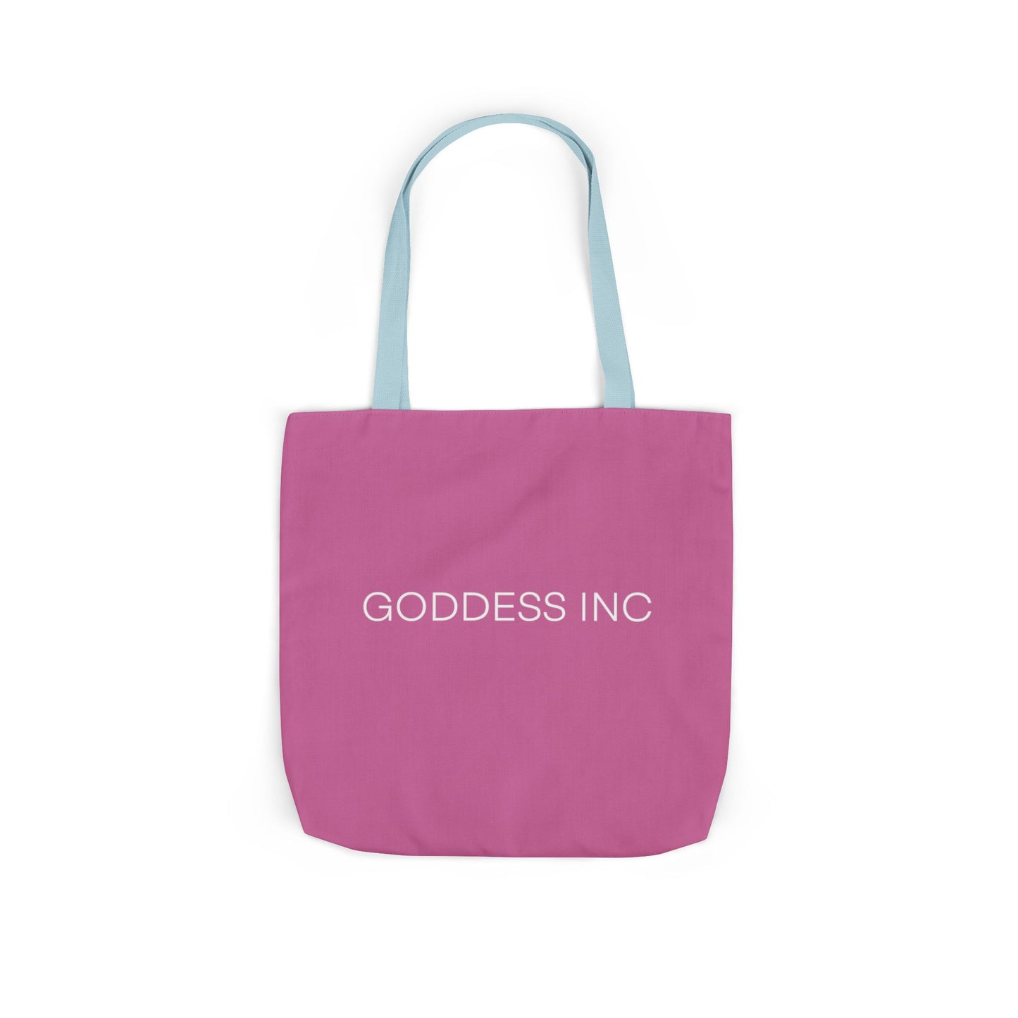 GODDESS INC Canvas Tote Bag, 5-Color Straps, Pink and White