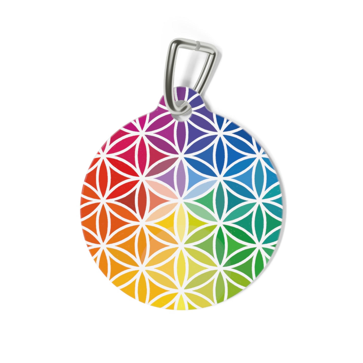 Flower of Life Pet Tag