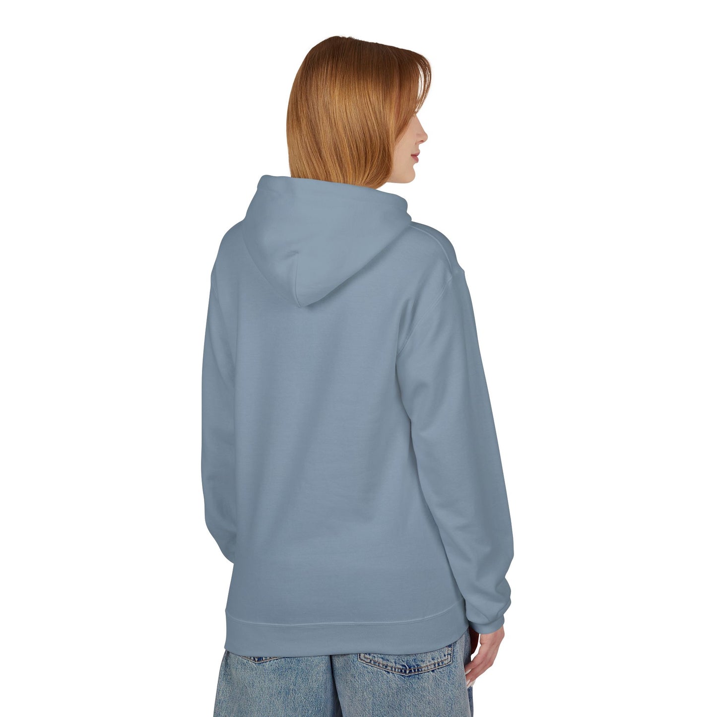 GODDESS INC, Midweight Softstyle Fleece Hoodie, Red Lettering