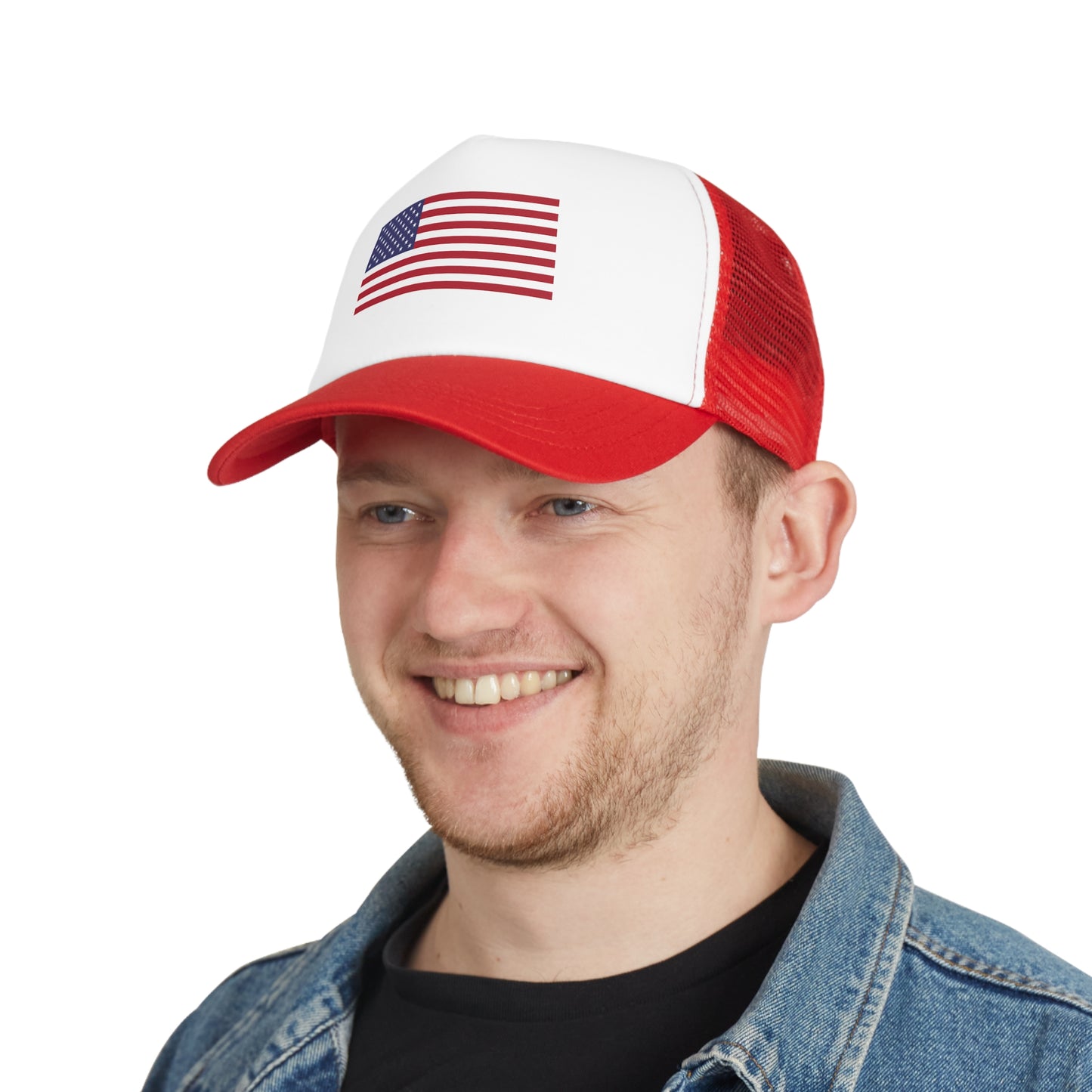 American Flag Mesh Cap