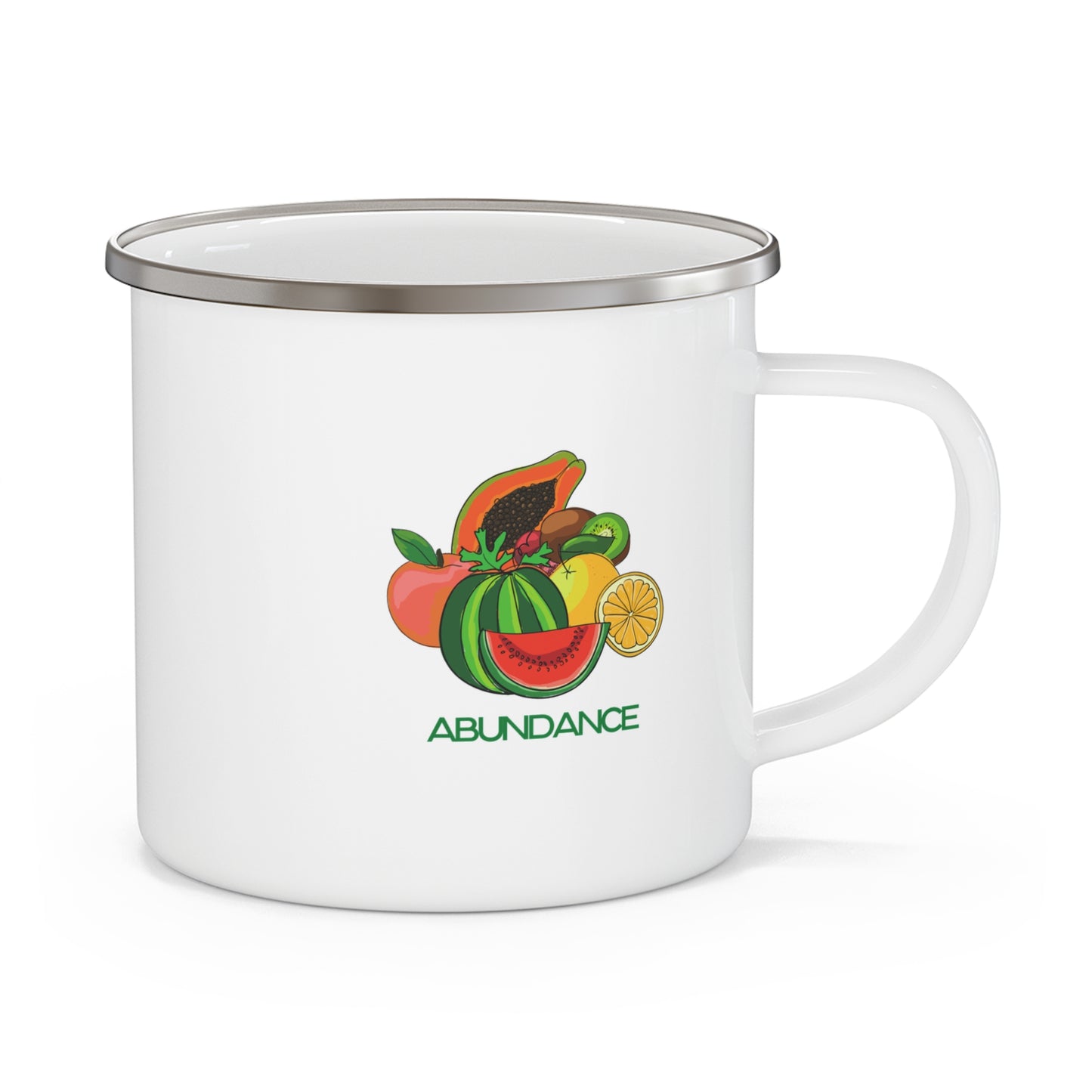 Enamel Camping Mug, Abundance