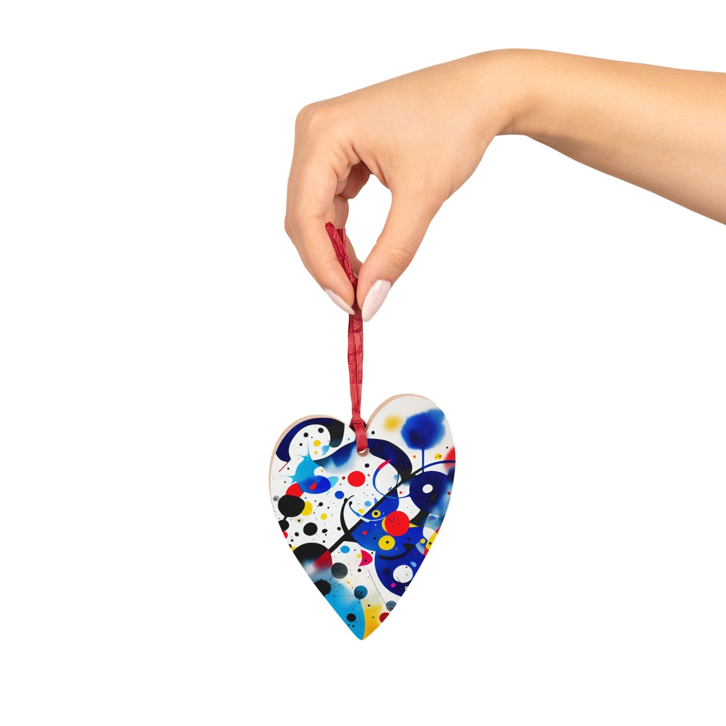 Wooden Ornaments, Inspired by Miro