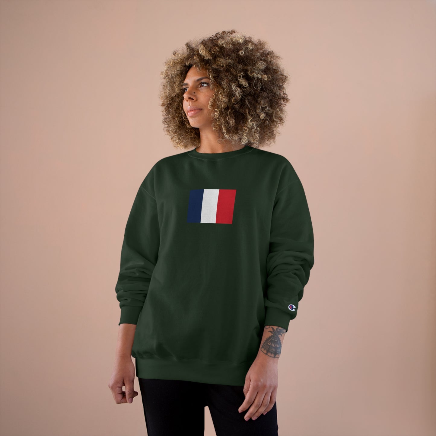 Champion Sweatshirt, French Flag