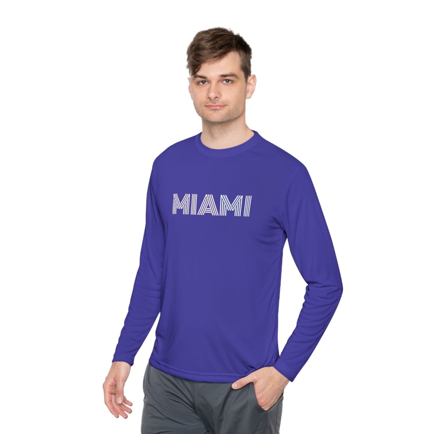 MIAMI Unisex Lightweight Long Sleeve Tee