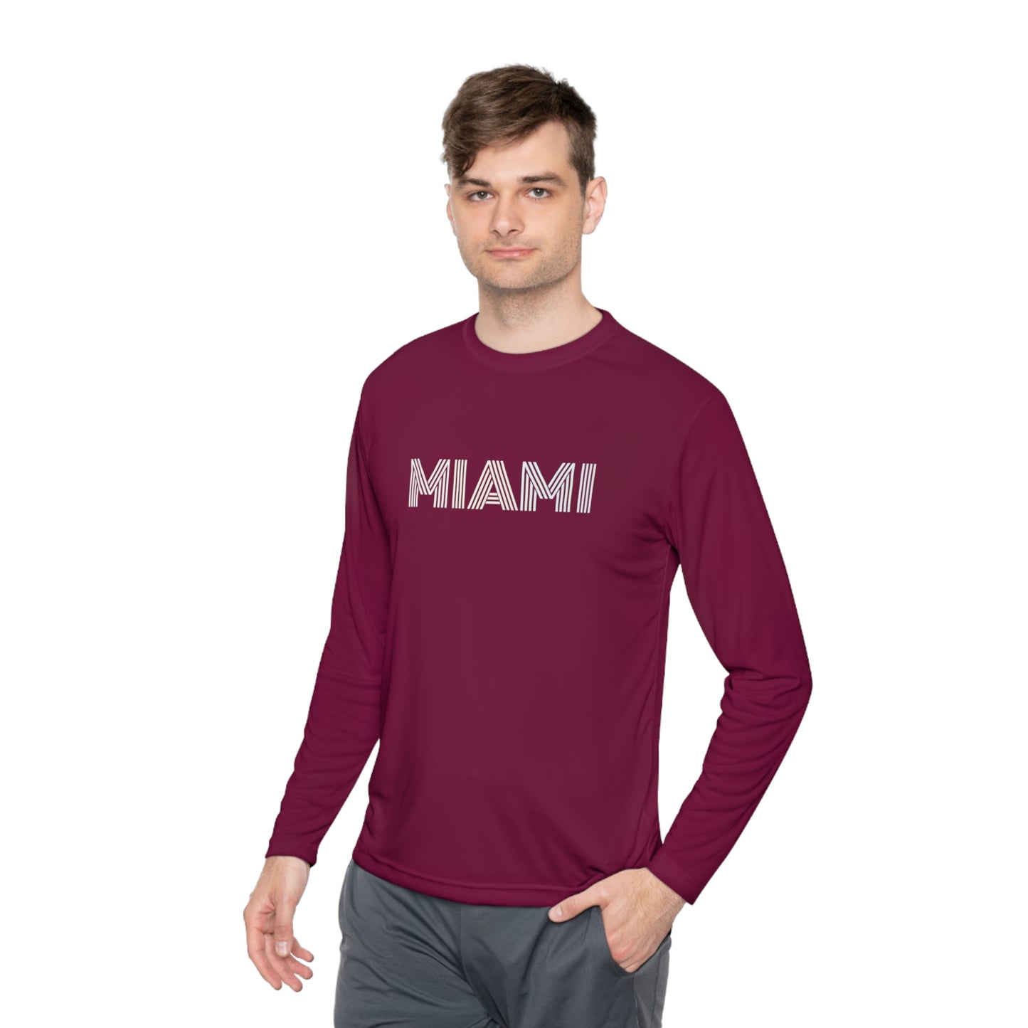 MIAMI Unisex Lightweight Long Sleeve Tee