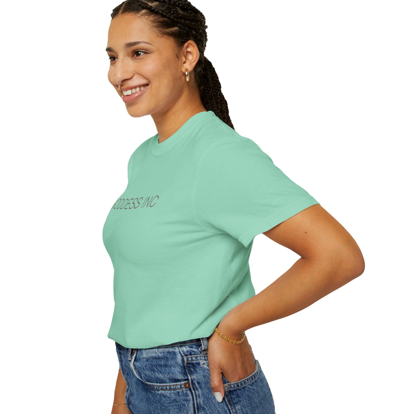 GODDESS INC Garment-Dyed T-shirt