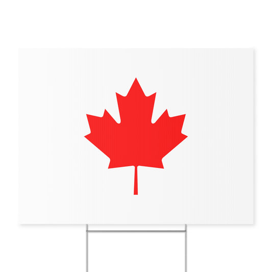 Canadian Maple Leaf, Yard Sign