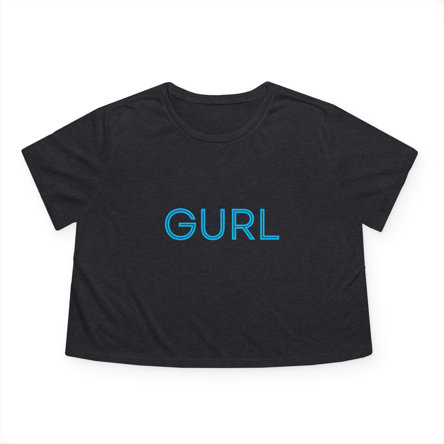 Women's Flowy Cropped Tee, GURL
