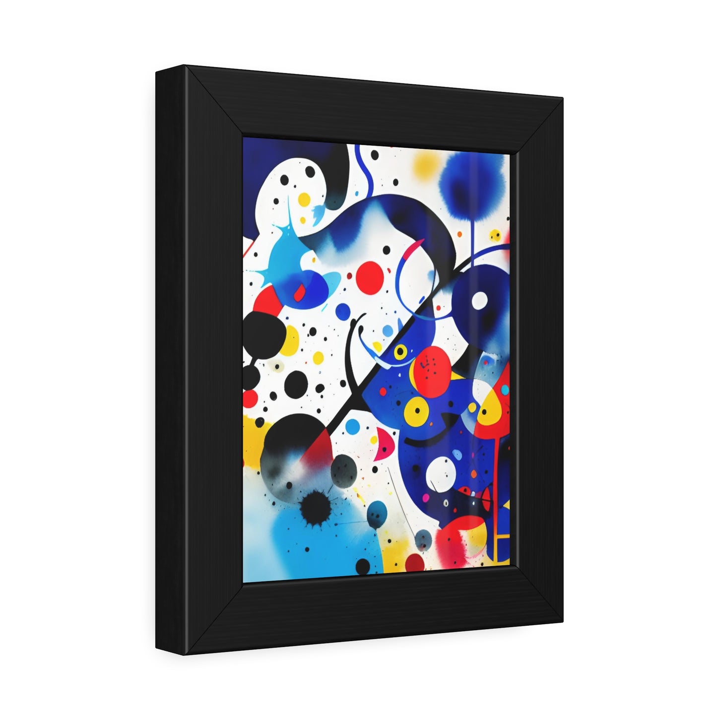 Framed Paper Poster, Inspired by Miro