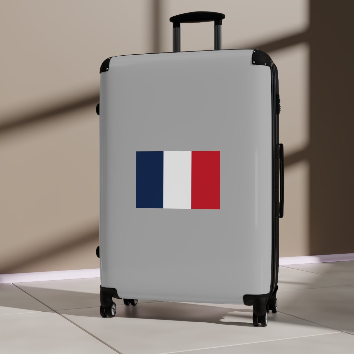 French Flag Suitcase