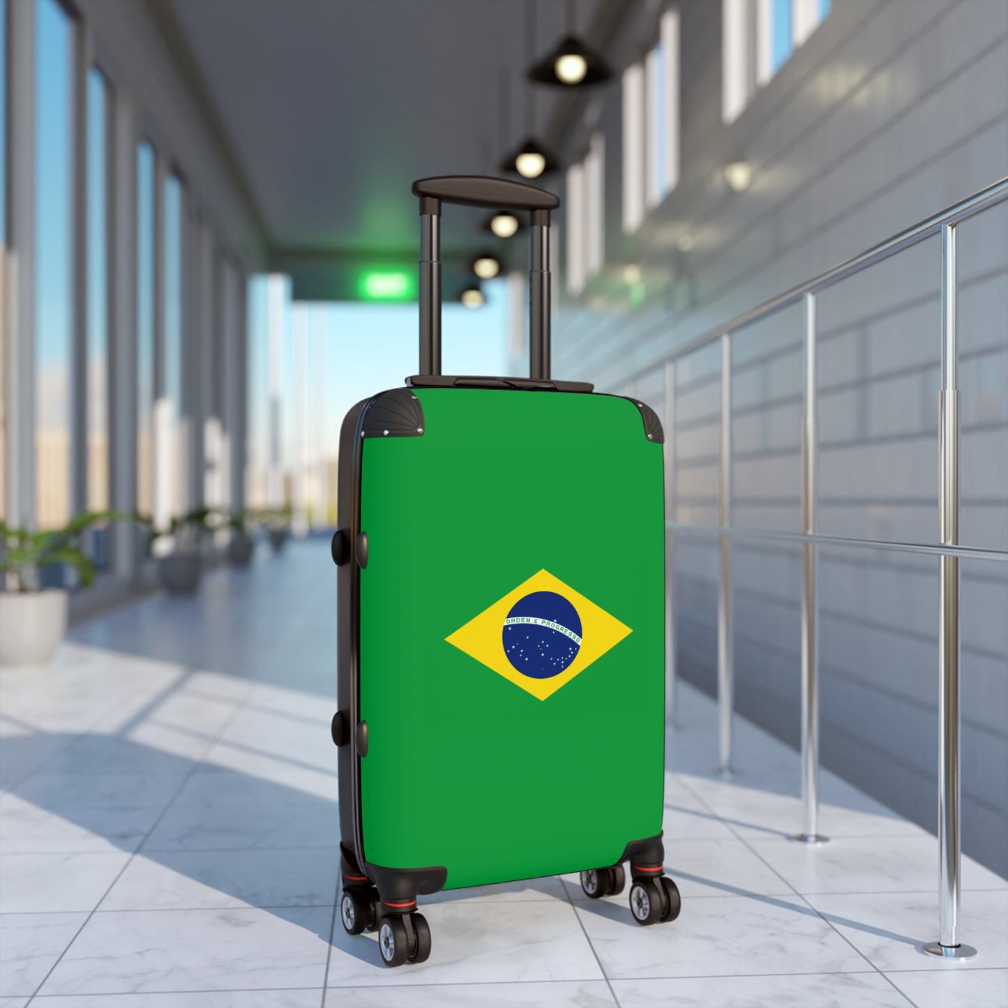 Brazilian Flag Suitcase