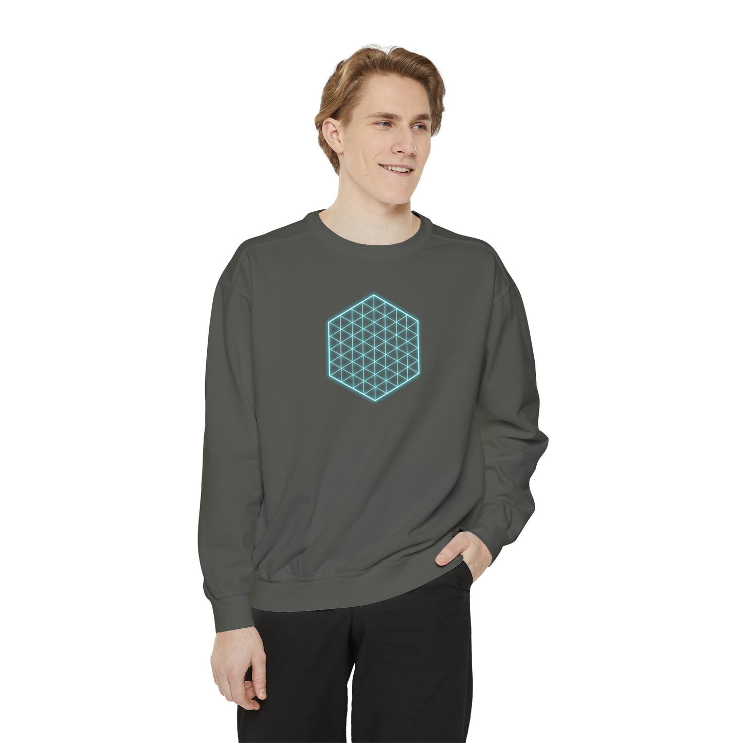 SACRED GEOMETRY Unisex Garment-Dyed Sweatshirt