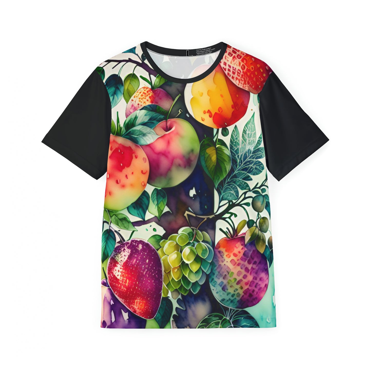 Fruit Garden watercolor, Men's Sports T-shirt