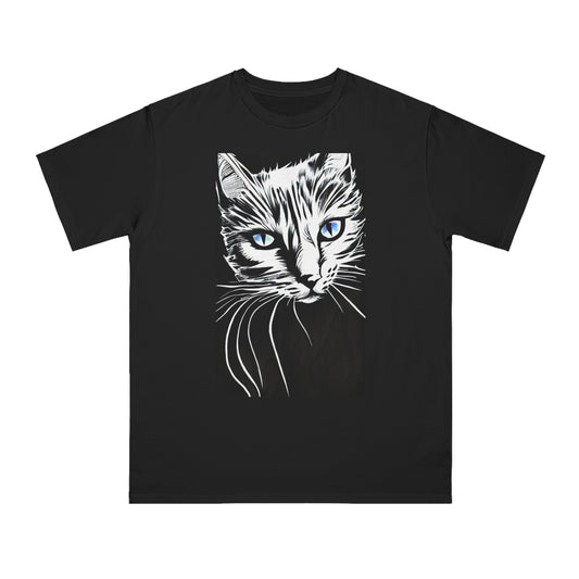 Cat Shirt, Organic Unisex Classic T-Shirt, Black