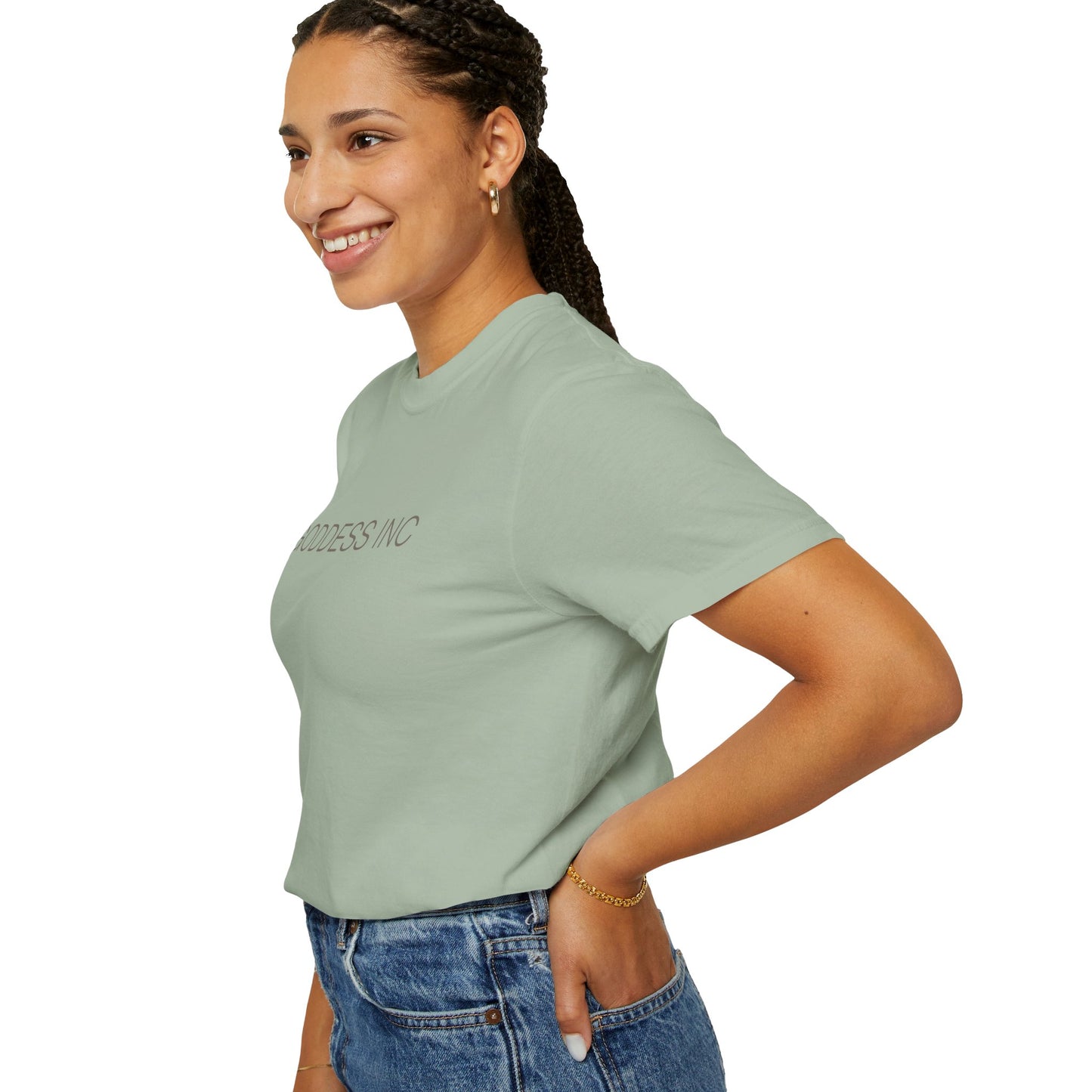 GODDESS INC Garment-Dyed T-shirt