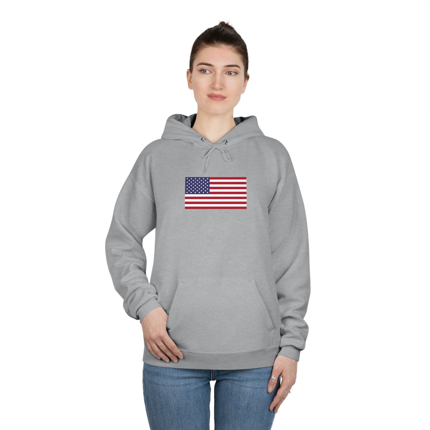 American Flag, Unisex EcoSmart® Pullover Hoodie Sweatshirt