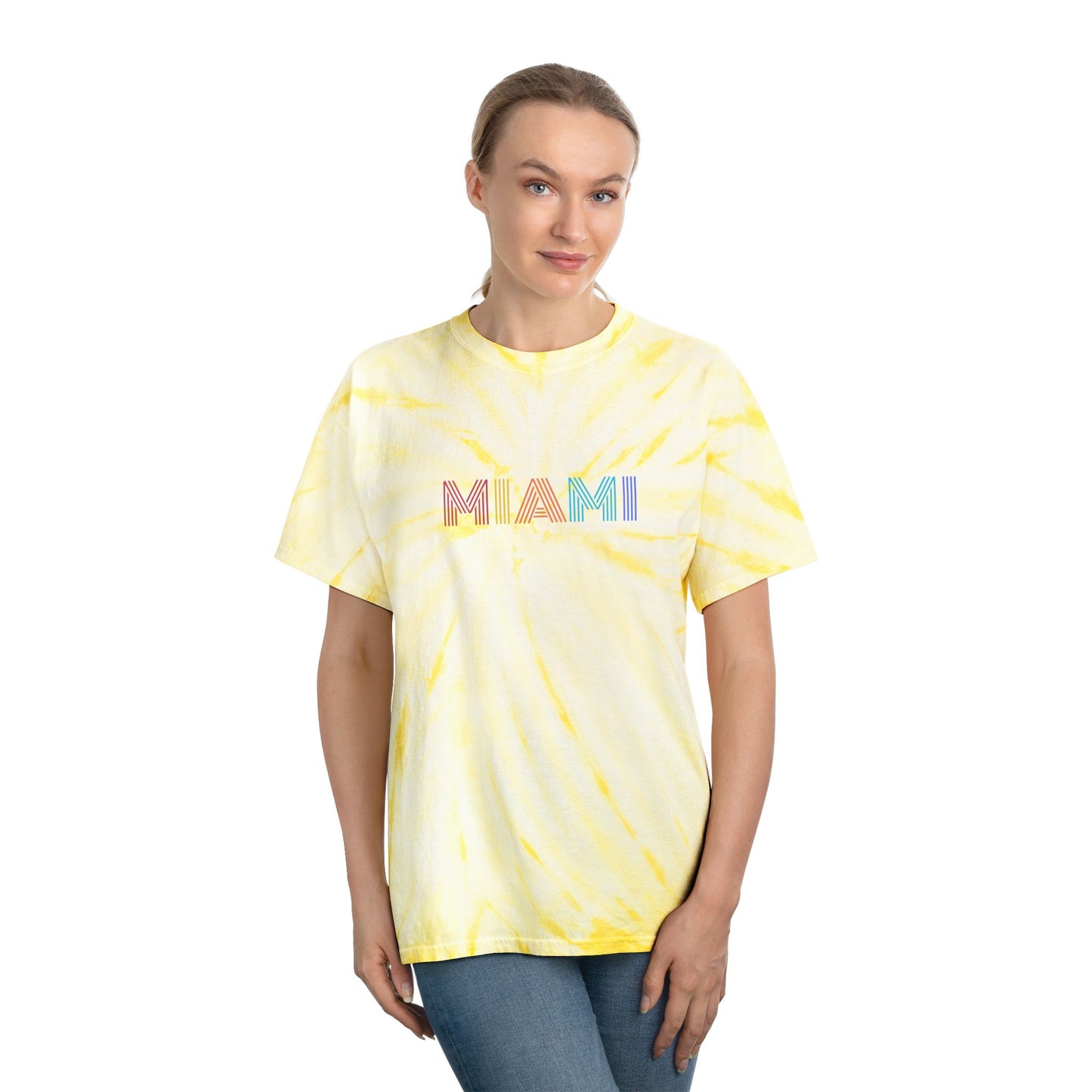 MIAMI, Tie-Dye Tee, Cyclone