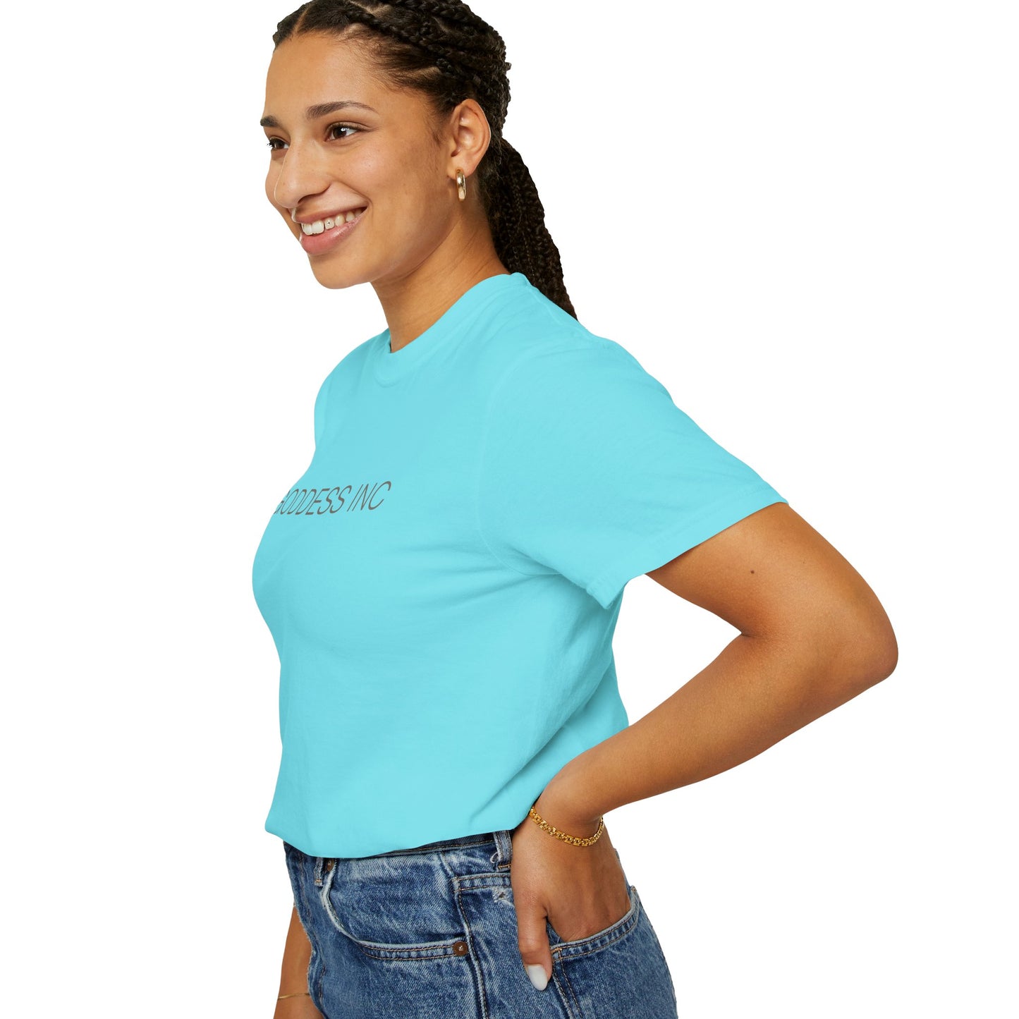 GODDESS INC Garment-Dyed T-shirt