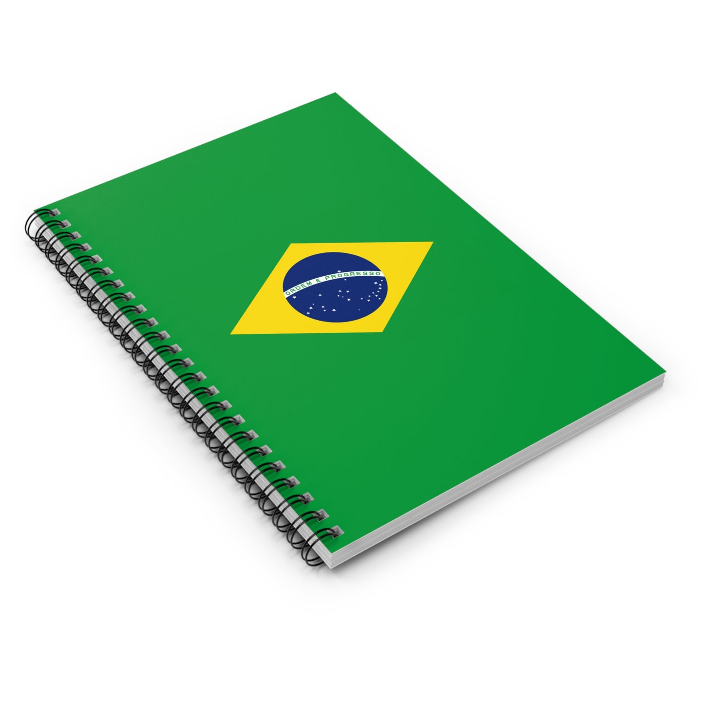 BRAZIL, Spiral Notebook, Ruled Line