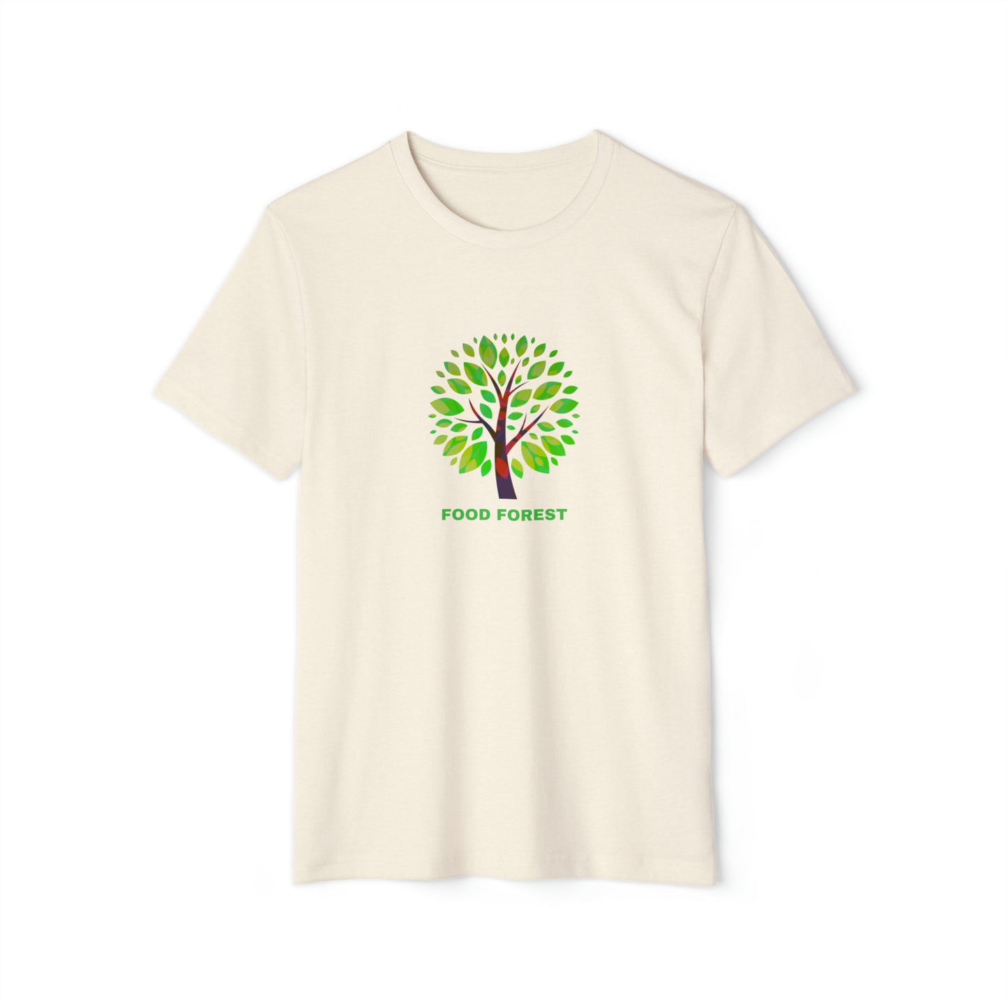 FOOD FOREST, Unisex Recycled Organic T-Shirt